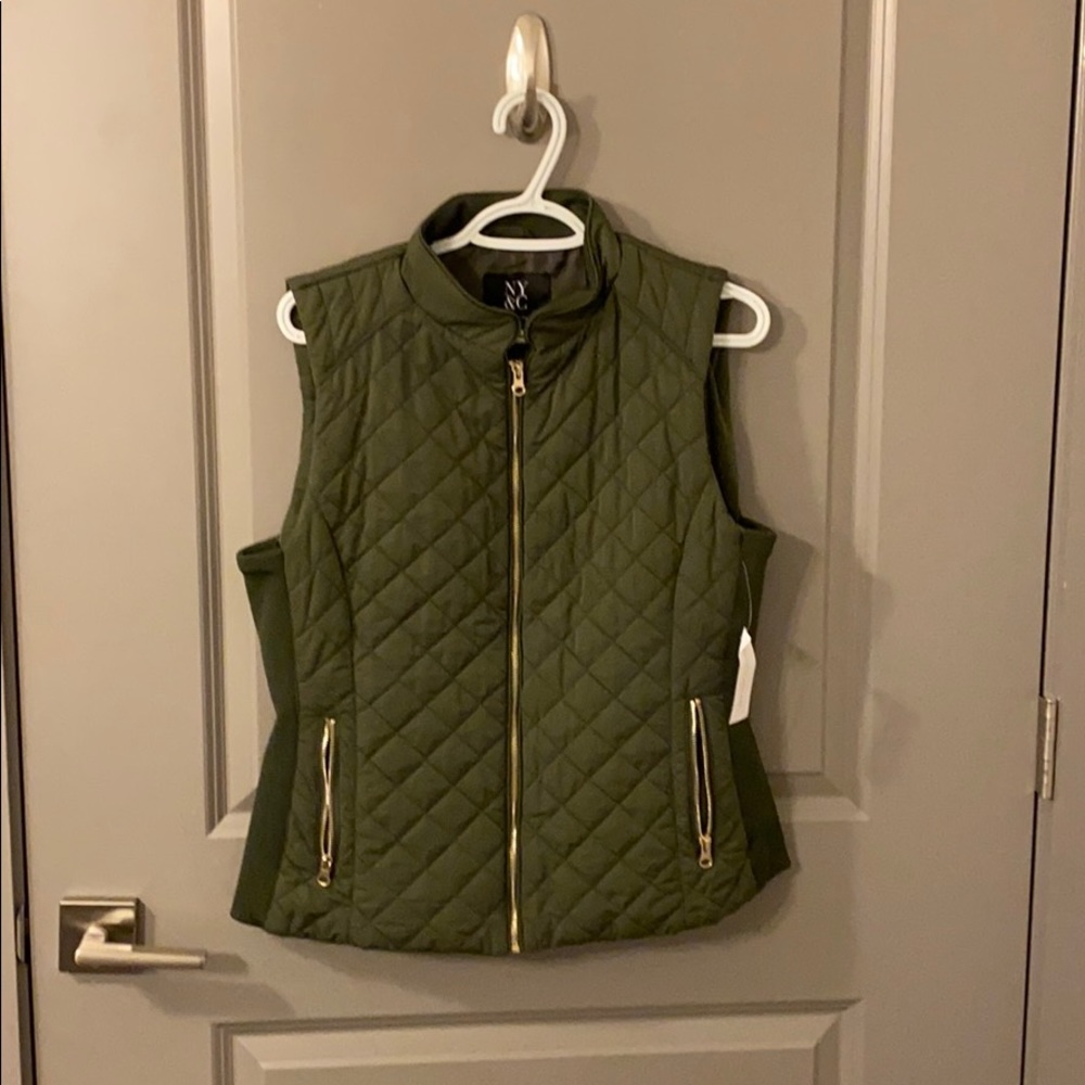 Hunter green vest